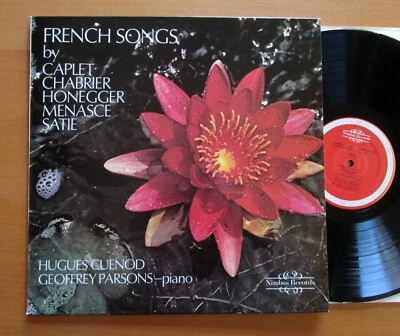 Nimbus 2112 French Songs Hugues Cuenod Geoffrey Parsons EXCELLENT Quad Nimbus LP - Image 1 of 4