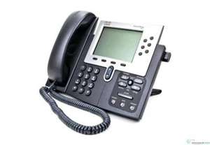 Cisco CP-7961G-GE Unified VoIP 6 programmierbare Tasten PoE Gigabit IP Telefon Neu - Bild 1 von 1