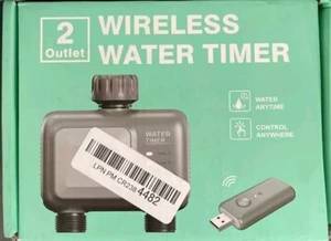 Set di controllo timer acqua wireless 2 prese HCT-626,HCG-002 - Foto 1 di 6