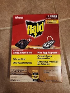 Raid Double Control Indoor and Outdoor Insect Killer, Small Roach Baits 11 Count - Picture 1 of 3