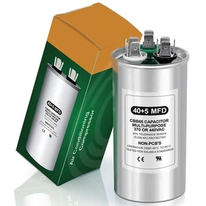 Condensador redondo Jocosa 40/5 MFD uF ±5% 370/440 VAC CBB65B ¡NUEVO! - Imagen 1 de 5