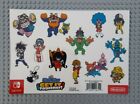 WARIO WARE GET IT TOGETHER UK PROMO STICKER SHEET WARIOWARE 2021 NINTENDO SWITCH