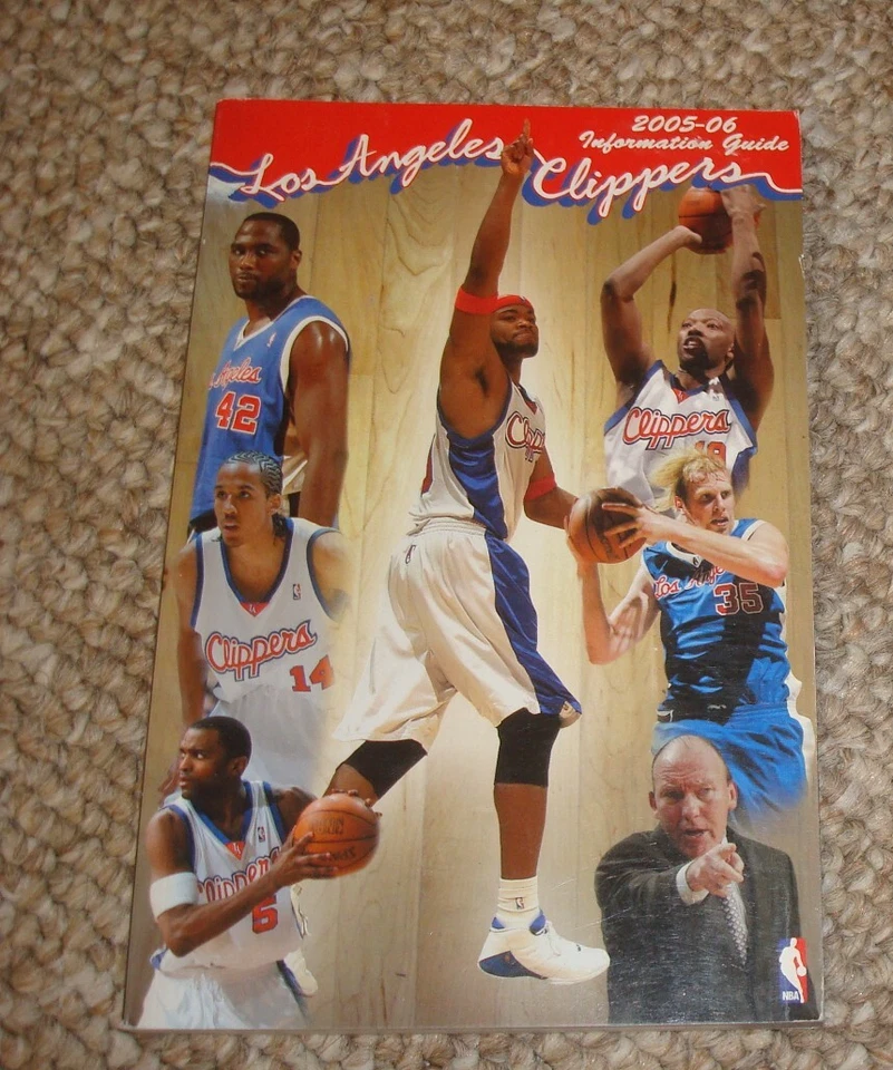 2005-2006 Los Angeles Clippers Media Guide. NBA Basketball. Trade Paperback Book - Image 1 of 1