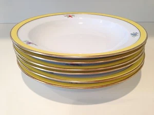 Hochst Set of 6 Hand-Painted Porcelain Bowls Made in Germany New - Picture 1 of 8