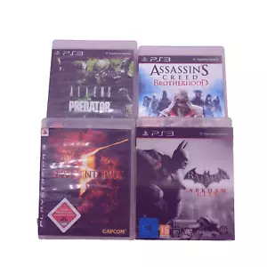 Sony Playstation 3 - PS3 - 4 Spiele Paket - Batman - Assassins Creed - gebraucht - Bild 1 von 1