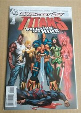 Brightest Day #1 TITANS Villains for Hire! High Grade! Collectible Comic Book!