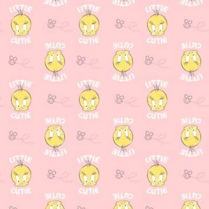 Looney Tunes Littler Dreamer Tweety Editorial 100% Cotton Fabric By The Yard - Picture 1 of 1