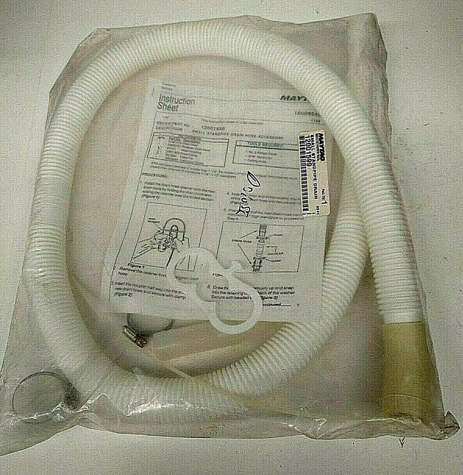 Drenaje de tubo de pie pequeño Maytag 12001599 Foto 1 de 2
