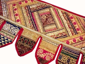 Regalo para su puerta decoración cenefas retazos bordado Toran colgante de pared - Imagen 1 de 7