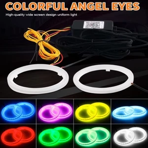 RGBW Dream Halo Rings Angel Eyes Lights for Car Retrofit Headlight Projector Len - Bild 1 von 16