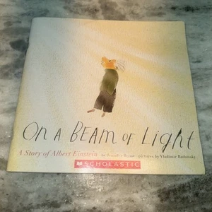 On a Beam of Light (A Story of Albert Einstein) by Jennifer Berne PRISTINE - Picture 1 of 5