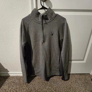 Suéter Pullover Spyder Cuarto Cremallera Para Hombre XL Gris Ropa Deportiva - Imagen 1 de 6