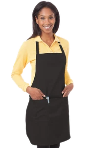 Delantal babero de sarga tratada Scotchgard Blue Generation BG1270 - Imagen 1 de 14