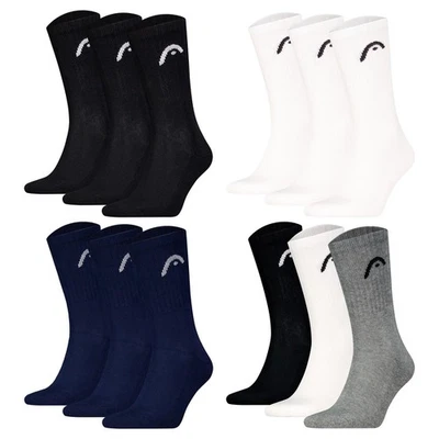 Head Unisex Calcetines,3er Paquete - All Sport Training Crew,Calcetines de - Imagen 1 de 4