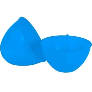 Uovo di Pasqua Guscio Vuoto Azzurro Contenitore in Plastica Alt. 40cm Diam.30cm - Foto 1 di 2