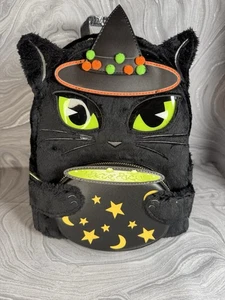 Mini Mochila Loungefly Disney Hocus Pocus Exclusiva Binx Disfraz Iluminado Brillo - Imagen 1 de 7