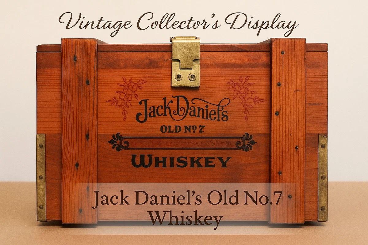 Whiskey Crate Indiana Jack Daniel's Advertising Collectibles for
