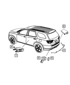 Genuine Mopar Rear Fascia Wiring 68143475AC - Picture 1 of 3