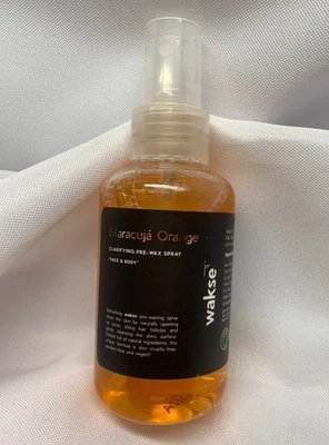 Wakse Maracuyá Naranja Clarificante Pre-Cera Spray "Rostro y Cuerpo" ~ 4 fl oz ~ Nuevo Foto 1 de 4