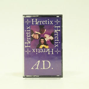 Heretix – A.D. Cassette Tape 1989 Boston Band Island Records Rock - Picture 1 of 4