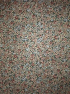 Vintage Small Floral Cotton Quilt Fabric Joan Kessler for Concord Fabrics USA - Picture 1 of 2
