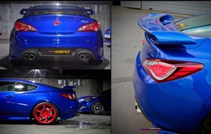 Rear Trunk SPEC-RS Spoiler UNPAINTED for 2008 2015 Hyundai Genesis Coupe - Picture 1 of 1