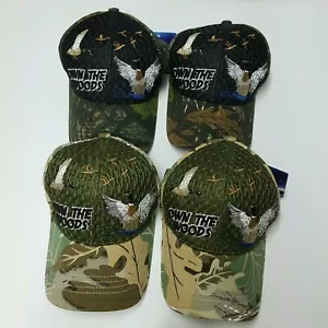 Hunters "Own The Woods" Hunting Ducks Camo Adjustable Baseball Cap Ball Hat C2 - Picture 1 of 16