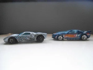  2 -  Vintage- Hot Wheels/Mattel, 1999 Ford GT-40, &  2012 Mustang GT  2013 - Picture 1 of 8