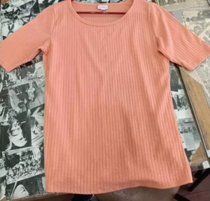 Camiseta LulaRoe Naranja Apenas If Ever Usada Talla Grande Muy Bonita - Imagen 1 de 3