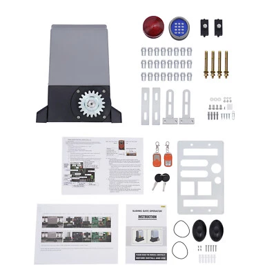 Schiebetorantrieb Toröffner Torantrieb Schiebetor Tor Motor Werkzeugset 370-750w - Bild 1 von 4