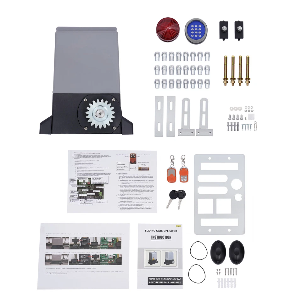 Schiebetorantrieb Toröffner Torantrieb Schiebetor Tor Motor Werkzeugset 370-750w - Bild 1 von 4