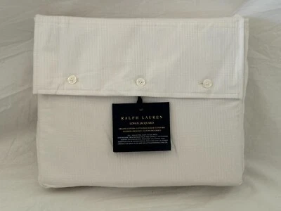 Sábana Ajustable Ralph Lauren Lovan Jacquard Pergamino Cal King $250 Nueva en Paquete Foto 1 de 4