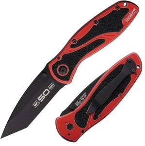 Kershaw Blur Folding Knife 3.5" CTS-BDZ1 Steel Blade Aluminum/Trac-Tec Handle - Picture 1 of 11