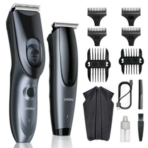 Professional Electric Hair Clippers for Men Cordless Beard Trimmer Kit Limural - Picture 1 of 6