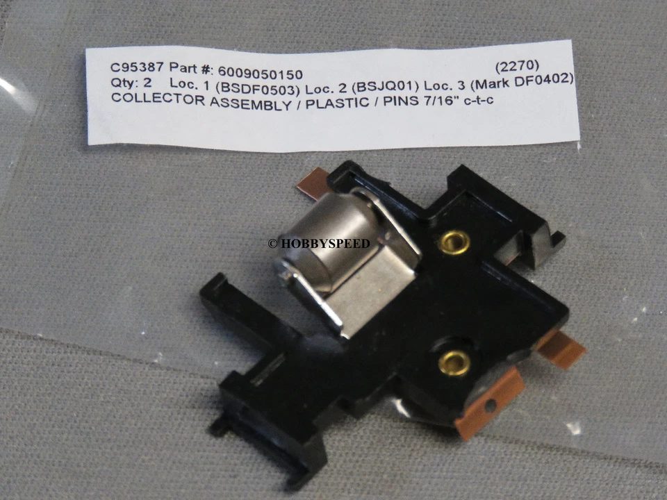 LIONEL COLLECTOR ASSEMBLY O GAUGE train pickup REPLACEMENT PART 6009050150 NEW - Image 1 of 1