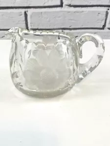 McKee Glass INNOVATION #410 margherita e pulsante vetro trasparente cremoso seghetto dente bordo - Foto 1 di 5
