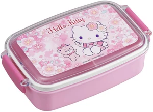 New JAPAN Sanrio Hello Kitty Sakura Flower Box Bento Lunch Container Storage - Picture 1 of 3