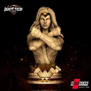 3D gedruckte 16K Resin Wonder Woman Büste | B3DSERK | Fan Made | DC COMICS 1:4 - Bild 1 von 4