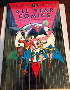 Archives: All Star Comics Volume 6 (Vol. Six) by Gardner Fox Hardcover BRAND NEW - Picture 1 of 2