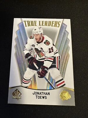 2021-22 SP Authentic True leader Jonathan Toews #TL-6 - Image 1 of 2