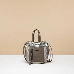 GLANZ EIMER TASCHE MIT MINI NIETEN ART.Y199869 - Mimi Mua - Bild 1 von 2