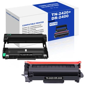 Toner/Drum Compatible with Brother TN-2420 DR-2400 DCP-L 2530DW HL-L 2350DW XXL - Bild 1 von 3