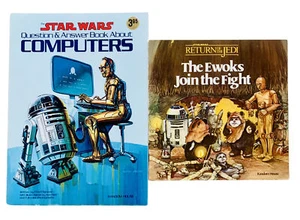 Star Wars Bücher Computer Fragen + Antworten RETURN OF THE JEDI Ewoks Join Fight - Bild 1 von 6