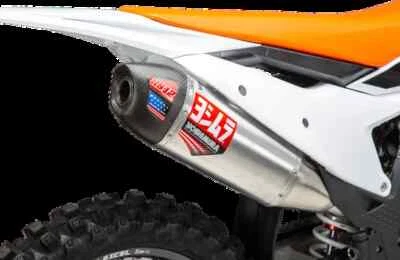 Silenciador de tubo de escape Yosh RS-12 Signature Slip On SS Al con SA KTM 350 XC-F 19-24 Foto 1 de 4