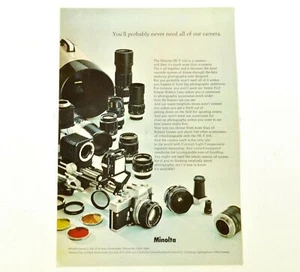 Minolta SR-T 101 Camera Photo Print Ad Advert Original Vintage 1971 C866 - Picture 1 of 3