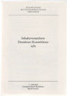 Inhaltsverzeichnis Dresdener Kunstblätter 1983
