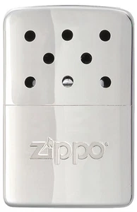 Zippo Refillable Deluxe Chrome 6 Hour Hand Warmer With Pouch & Filling Cup 40321 - Picture 1 of 1