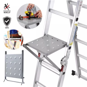 Ladder Platform System Anti-Slip Heavy Duty Step Ladder Work Stand Accessories - Picture 1 of 15