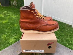 Red Wing Classic Moc Toe Boots 875 Oro Legacy 9.5EE | **NOT** Factory 2nds - Picture 1 of 6