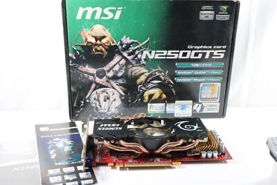MSI Scheda video NVIDIA N250GTS - 2D1G 1gb DDR3 - Immagine 1 di 4